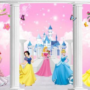 Tranh Dán Tường 3D Hoạt Hình Em Bé Mã 3Dw0101