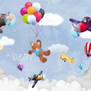 Tranh Dán Tường 3D Em Bé Mã Kn0312