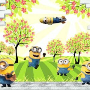 Tranh Dán Tường 3D Em Bé Mã Kn0316