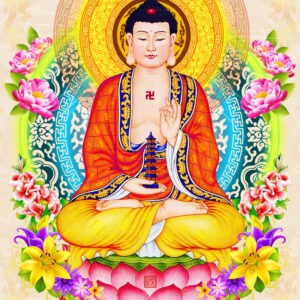 Tranh Dán Tường 3D Hình Phật Mã Pg-154