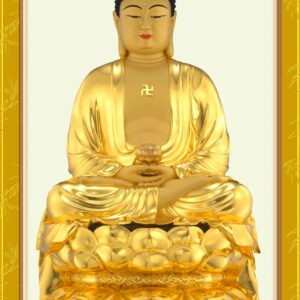 Tranh Dán Tường 3D Hình Phật Mã Pg-165