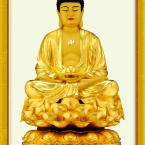 Tranh Dán Tường 3D Hình Phật Mã Pg-169