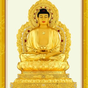 Tranh Dán Tường 3D Hình Phật Mã Pg-174