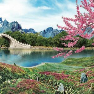 Tranh Dán Tường 3D Sơn Thủy Mã St0168