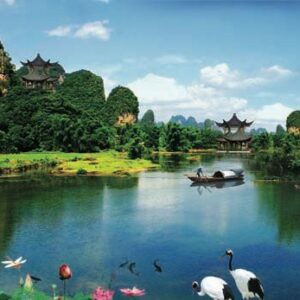 Tranh Dán Tường 3D Sơn Thủy Mã St0174