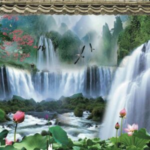 Tranh Dán Tường 3D Sơn Thủy Mã St0189