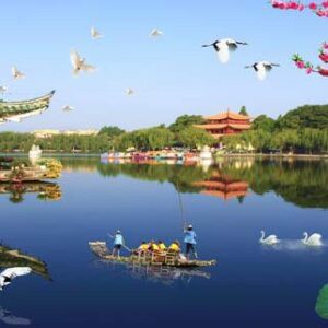 Tranh Dán Tường 3D Sơn Thủy Mã St07
