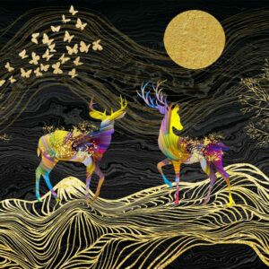 Tranh dán tường 3d nghệ thuật mã ART0468