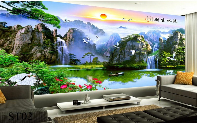 Tranh dán tường thuận buồm xuôi gió