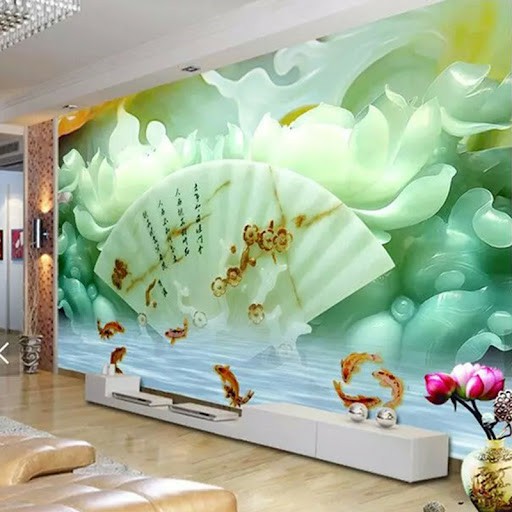 Giấy dán tường giả đá