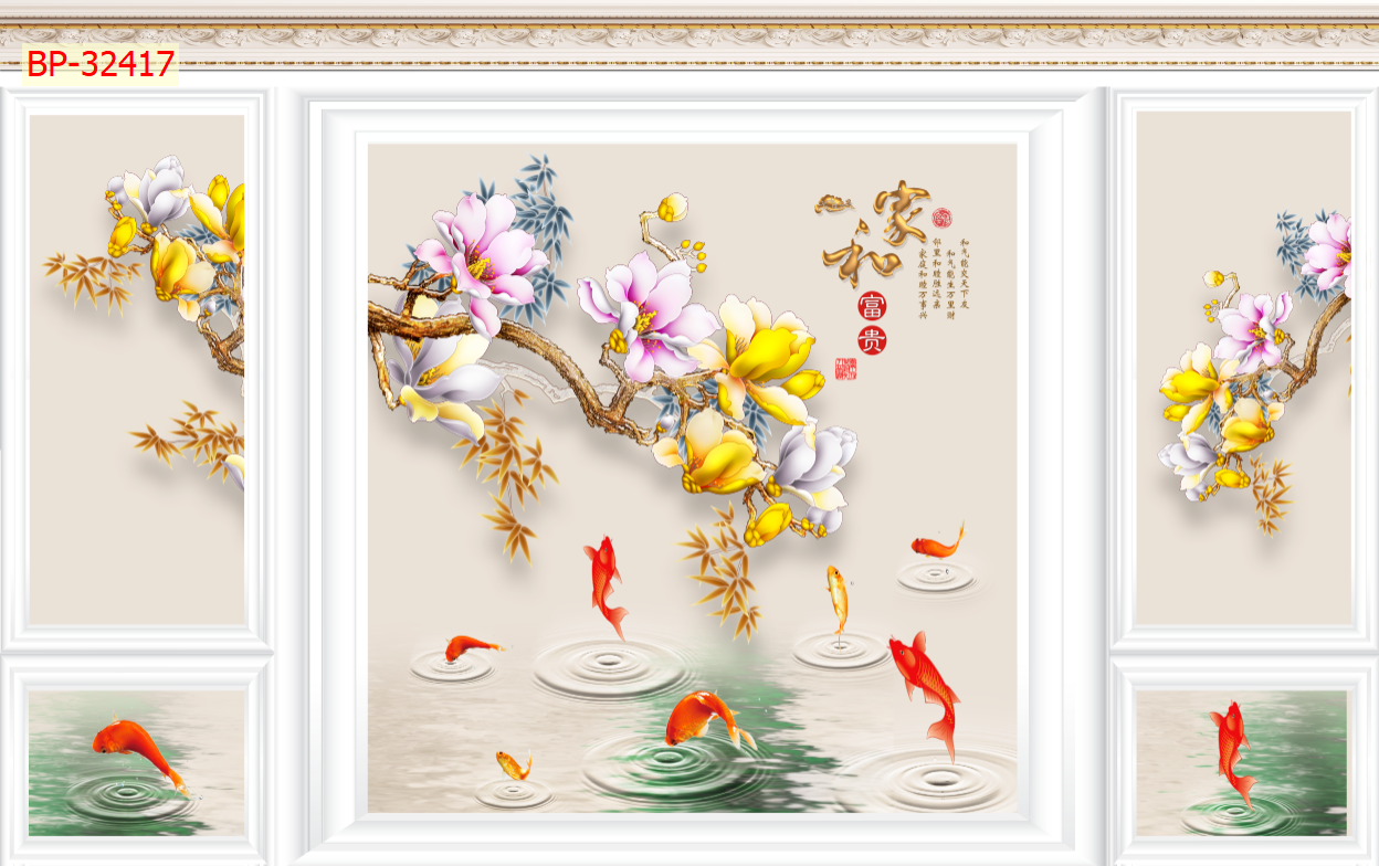 tranh dán tường 3d phòng khách 6 tranh dán tường 3d phòng khách