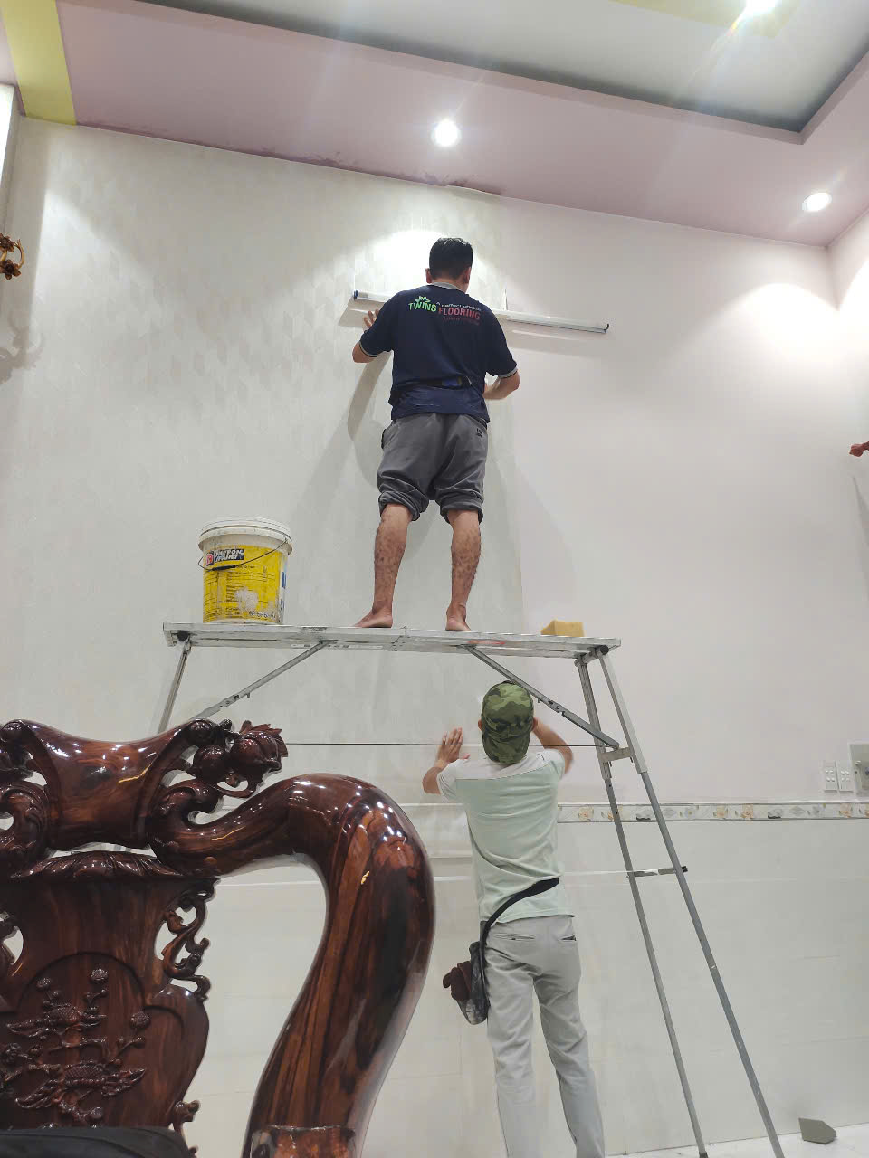 thi công giấy dán tường tại huyện bình chánh 2 thi công giấy dán tường tại huyện bình chánh