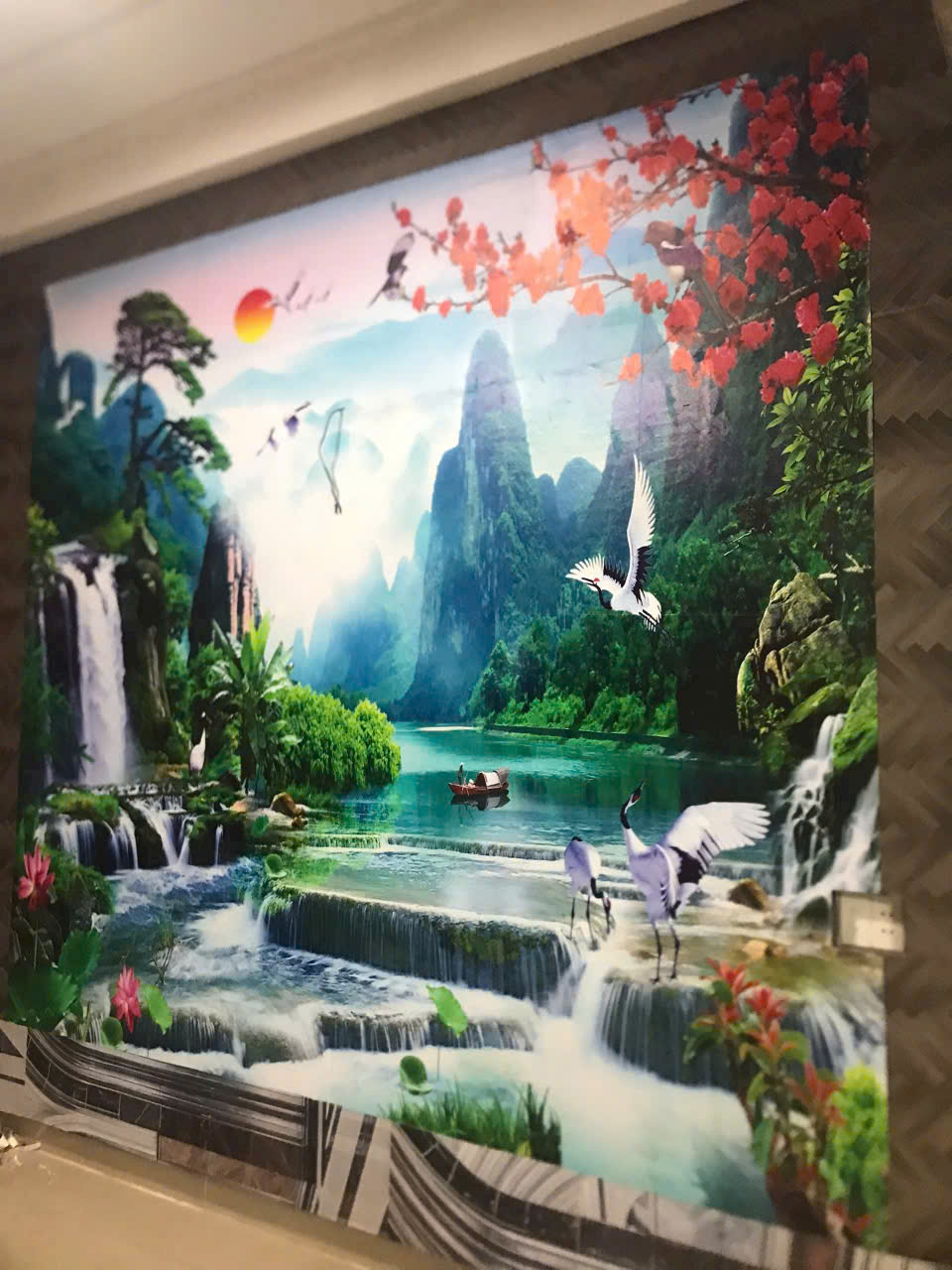 tranh 3d dán tường giá rẻ quận 4