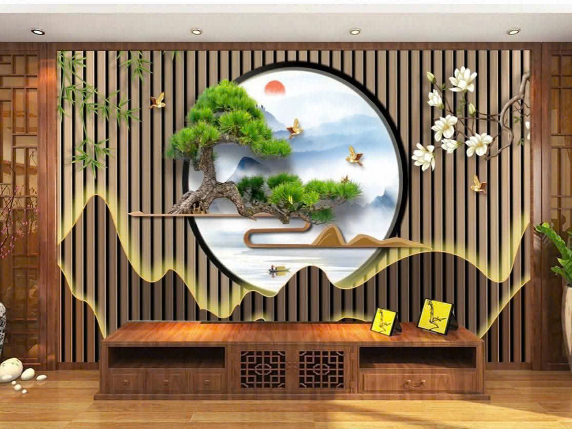 tranh dán tường 3d giá rẻ